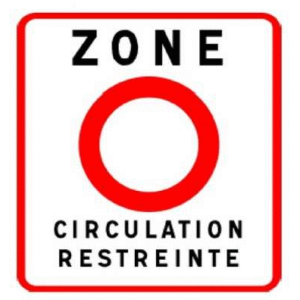 Low Emission Zone France Traffic Sign