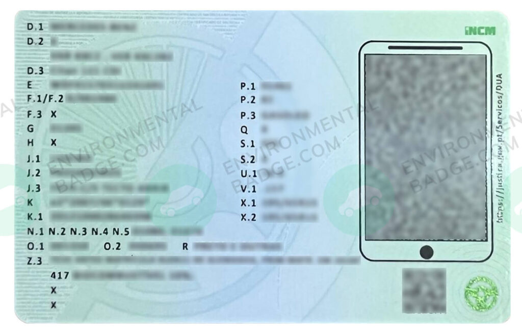 Certificado de matrícula