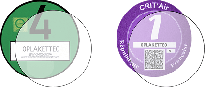 Películas autocolantes para Alemanha e França
